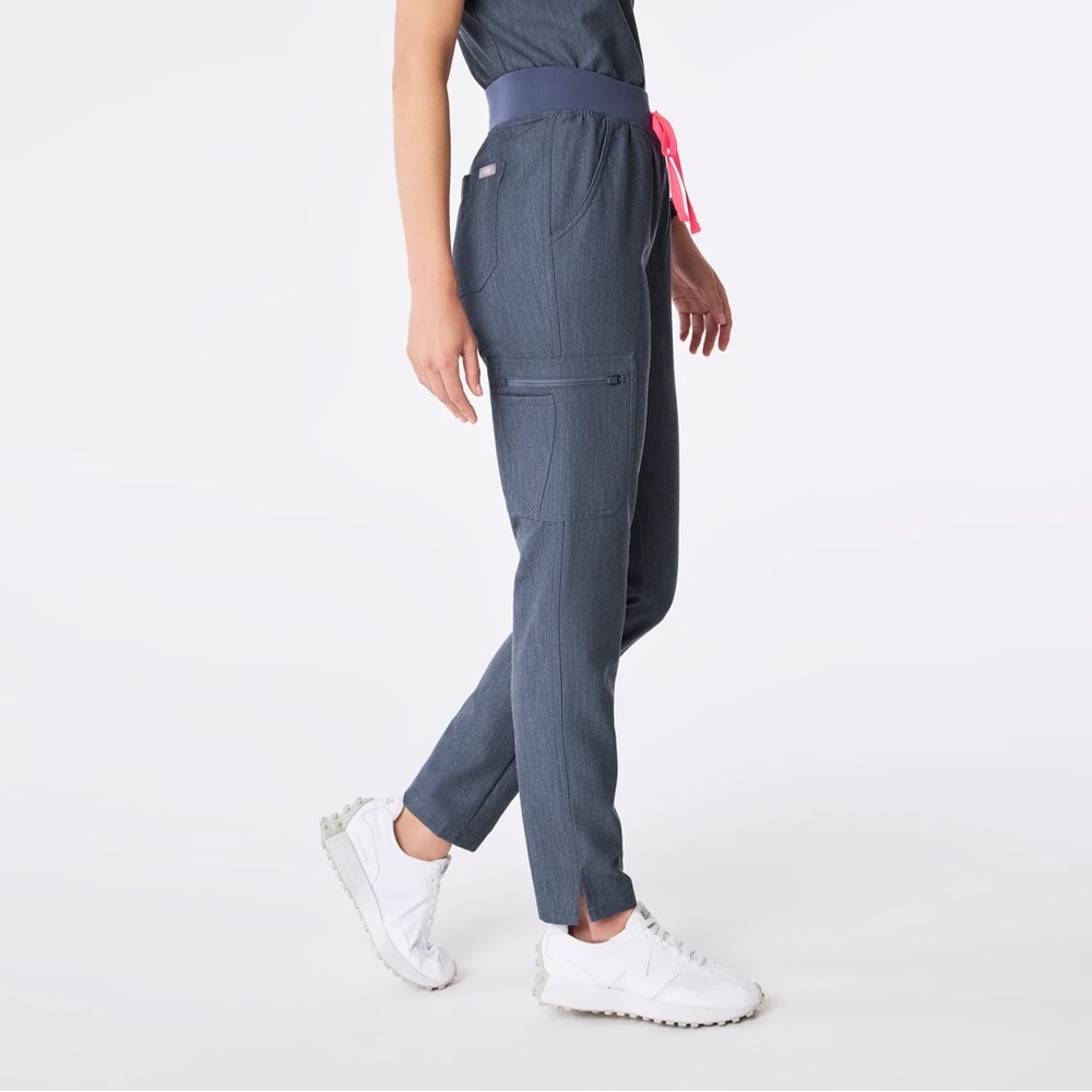 NEW FIGS YOLA Women’s Sz S Petite High Waisted Skinny Scrub Healthcare Pants - Picture 4 of 12